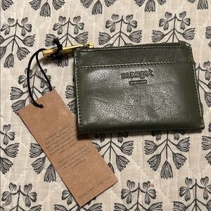 Margot New York Green Leather Card Holder